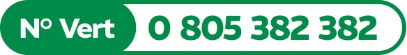 Numéro Vert : 0 805 382 382